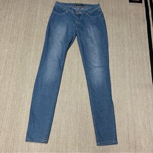 Apple Bottom Jeans Light Blue Skinny Jeans with Rhinestones
